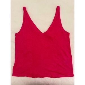 SM Abercrombie cotton top and H&M linen pink top